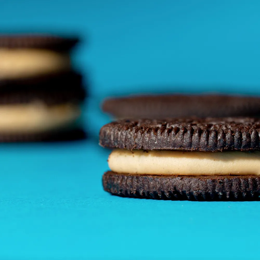 Oreo Java Chip Flavor Coffee Creme, biscotti con crema al caffè e gocce di cioccolato da 482g
