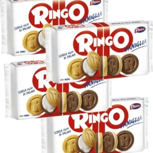 Pavesi 24 x Ringo Vaniglia Expo Biscotti Snack 55gr Confezione Da 2 Pezzi