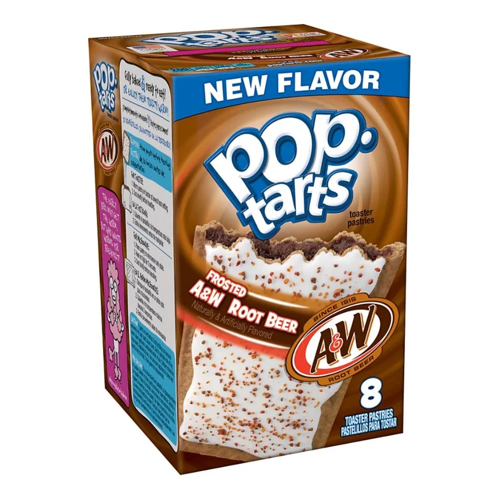 Pop Tarts &W Root Beer, biscotti alla root beer da 400g