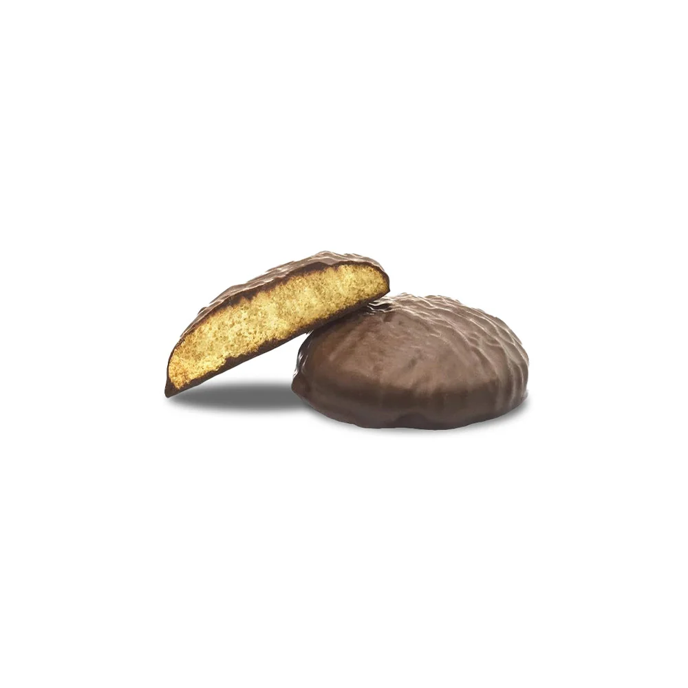 RIV - NUVOLE VANIGLIA RICOPERTE DI CIOCCOLATO - Biscotti soffici Low Carb, Proteici e Senza Glutine