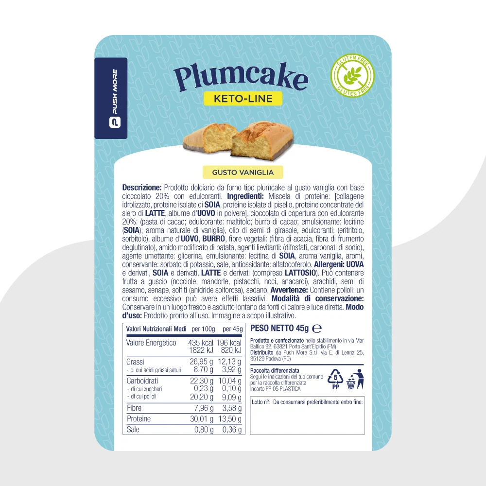RIV - NUVOLE VANIGLIA RICOPERTE DI CIOCCOLATO - Biscotti soffici Low Carb, Proteici e Senza Glutine
