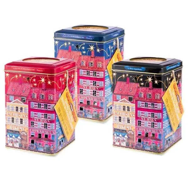 Scatola lanterna di biscotti con gocce di cioccolato 150 g casa