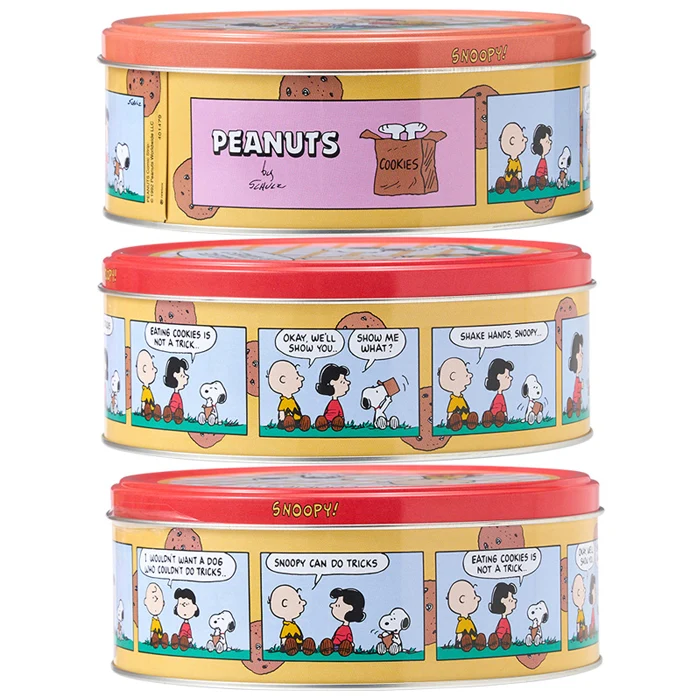 Scatola "Snoopy Peanuts Poof!" con biscotti 150g