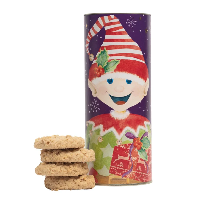 Tubo "Elfo" con biscotti inglesi all'Avena 240g
