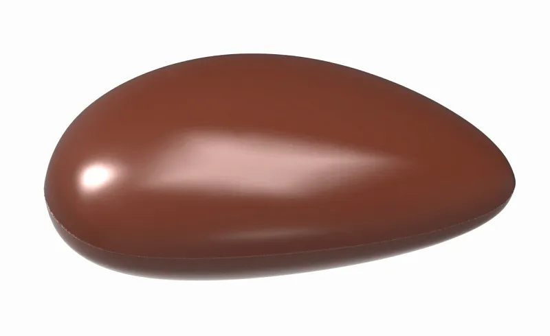 Stampo per cioccolato Schneider - sassolino 275 x 135 x 24 mm - doppia forma recto/verso / 39 x 34 x 7 mm 2 x 55 g 3 x 6 p...