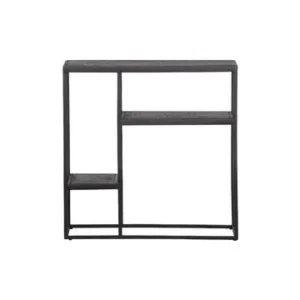 Armadio metallo nero Febe Woood - 76cm