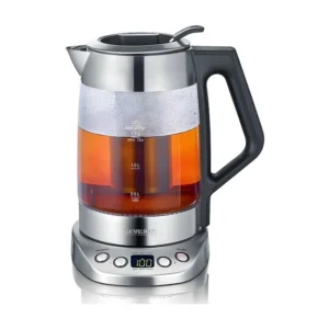 Bollitore elettrico Severin WK 3479 acciaio inossidabile spazzolato con 5 programmi di infusione preimpostati e temperatur...