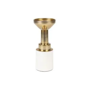 Candeliere alluminio bianco Glam Zuiver - 21cm