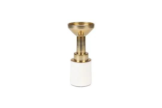 Candeliere alluminio bianco Glam Zuiver - 21cm