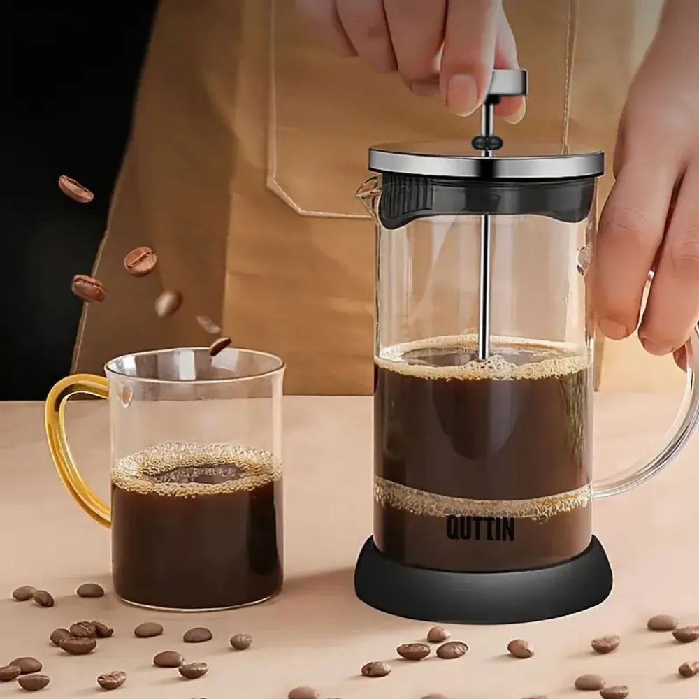 Caraffa con Filtro per Infusioni Quttin Vetro Borosilicato 800 ml 16 x 11 x 18 cm (8 Unità)