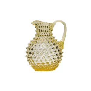 Caraffa vetro giallo Diamant Chehoma - 23cm