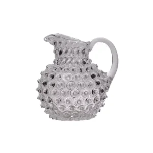 Caraffa vetro grigio Diamant Chehoma - 18cm