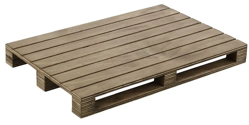 Piatto da portata APS -PLEASURE PALETTE- 30 x 20 cm altezza: 3 cm legno di betulla 00881