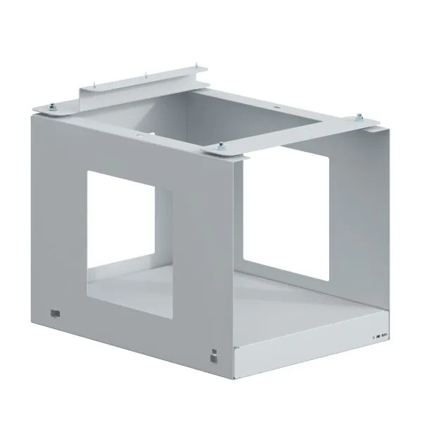 Porta stampante ZEBRA estensibile SOFAME larghezza 427 mm profondità 588 mm altezza 350 mm grigio trasparente RAL 7035 W01...