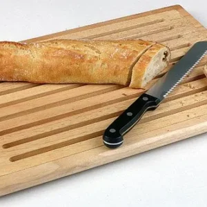 Tagliere per pane APS GN 1/1 53 x 325 cm altezza: 2 cm legno vassoio raccoglibriciole rimovibile piedi su 4 piedini antisc...