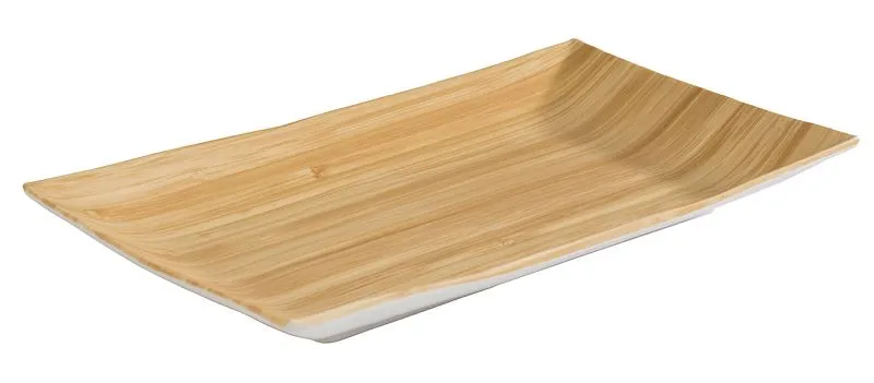 Vassoio APS -BAMBOO- 245 x 155 cm altezza: 3 cm melamina interno: aspetto bambù esterno: bianco 84807