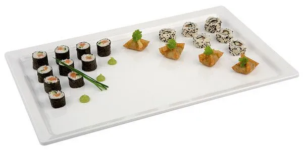 Vassoio APS GN 1/1 -PURE- 53 x 325 cm altezza: 3 cm melamina bianco 83401