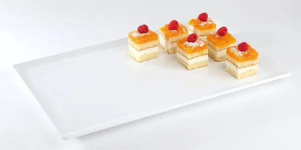 Vassoio APS GN 1/1 -PURE- 53 x 325 cm altezza: 3 cm melamina bianco 83401
