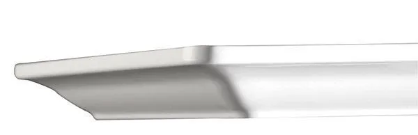 Vassoio APS GN 1/1 -PURE- 53 x 325 cm altezza: 3 cm melamina bianco 83401