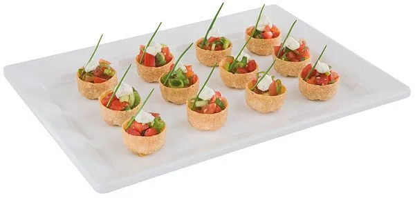 Vassoio APS GN 1/1 -PURE- 53 x 325 cm altezza: 3 cm melamina bianco 83401