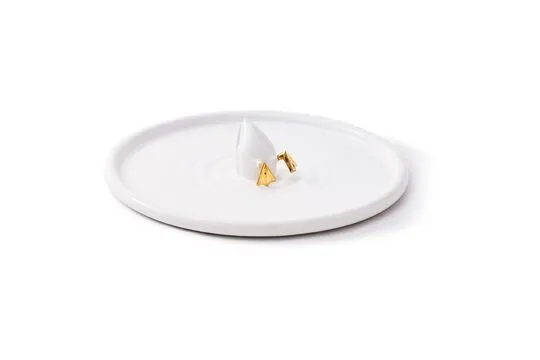 Vassoio gres bianco Diving Duck Pols Potten - 40cm