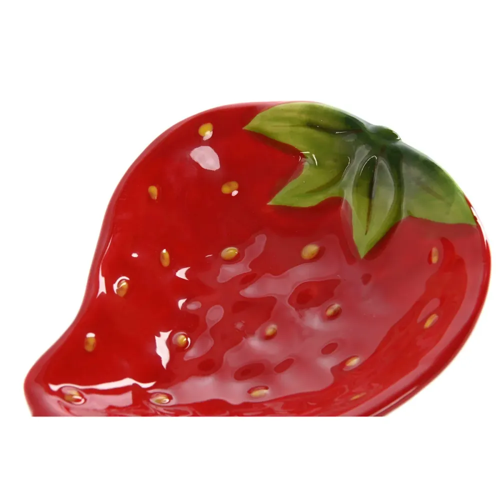 Vassoio per aperitivi Home ESPRIT Rosso Attuale 26 x 12,5 x 3,5 cm