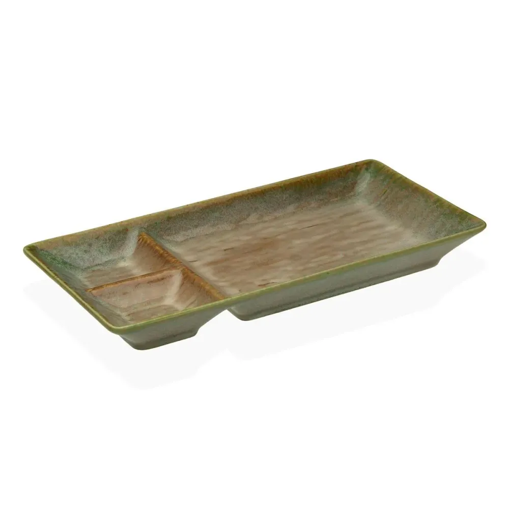 Vassoio per aperitivi Versa Verde 11,5 x 2,7 x 25 cm Sushi