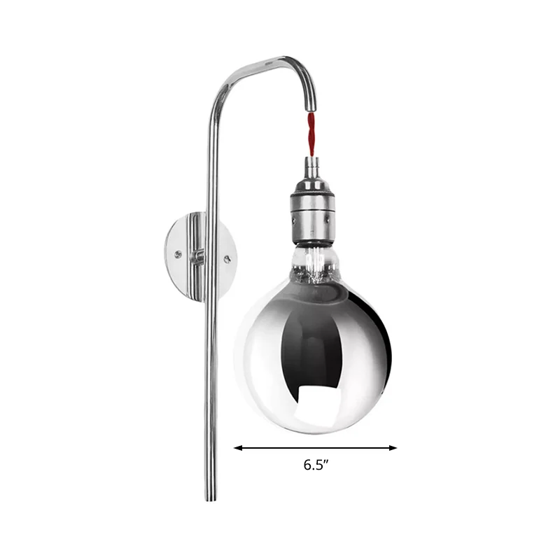Apparecchio di illuminazione innovativo globo vetro trasparente con una luce cromata/oro per soggiorno per Principianti