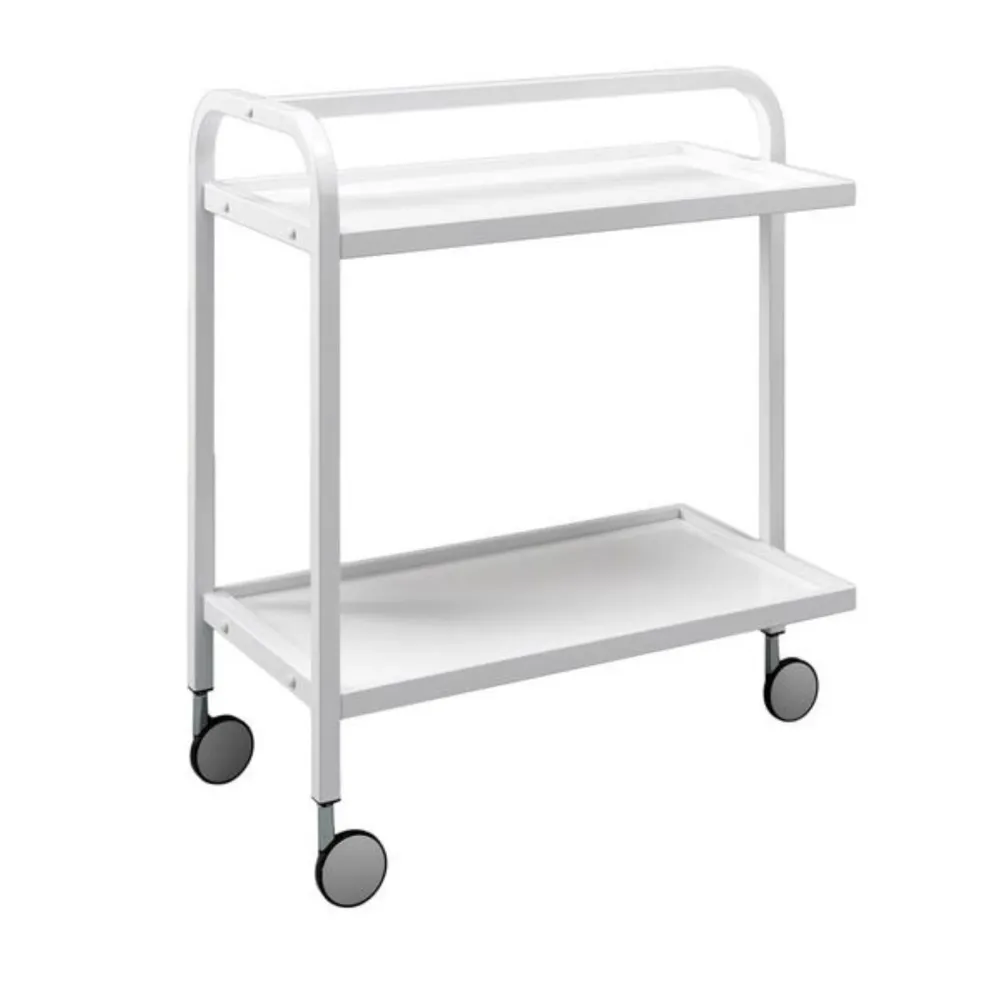 Misuratore di Densità Carrello porta bevande "Riz" metallo bianco con 2 piani cm 75x40 80h