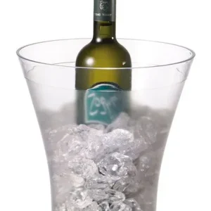 Raffreddatore per vino/champagne APS Ø (sopra) 22 cm altezza: 23 cm SAN trasparente satinato bordo cristallino Ø base: 14...