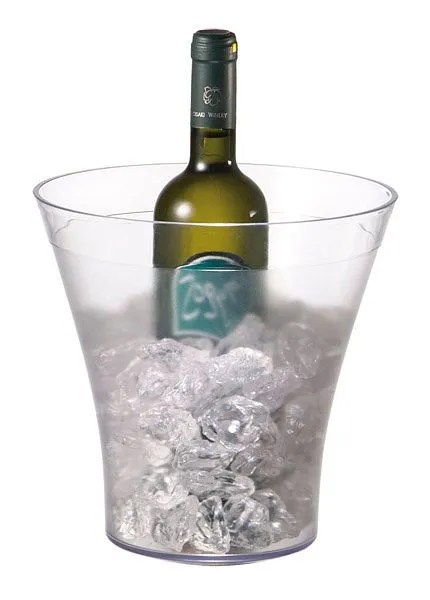 Raffreddatore per vino/champagne APS Ø (sopra) 22 cm altezza: 23 cm SAN trasparente satinato bordo cristallino Ø base: 14...