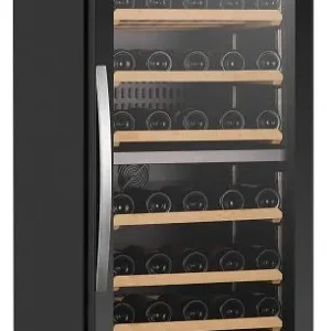 Cantinetta per vino Saro 2 zone con porta vetro CV350 PV 2T 486-1005