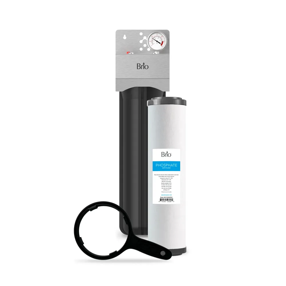 Brio Singolo Stage Whole House Filtration System - 20" Anti-Scale