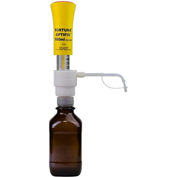 Dispenser Poulten & Graf FORTUNA OPTIFIX SOLVENT 20 - 100ml: 2.0ml cilindro dosatore vetro 101 08151