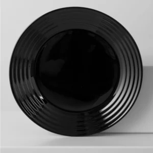 Luminarc Harena Nero notte Round Dessert Plate 19cm Tempered Glass