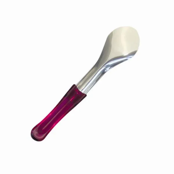 Spatola per ghiaccio Schneider modello ampio 300 mm con manico plastica rosa 195190