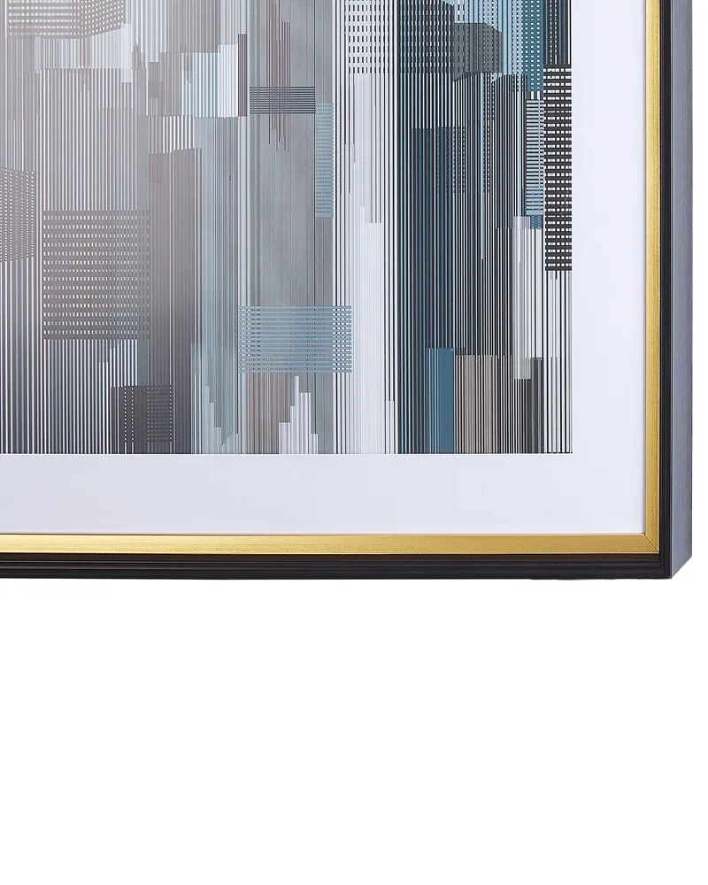 Stampa da parete Incorniciata BAMAKO Rettangolare 60 x 80 cm Urbano Grigio