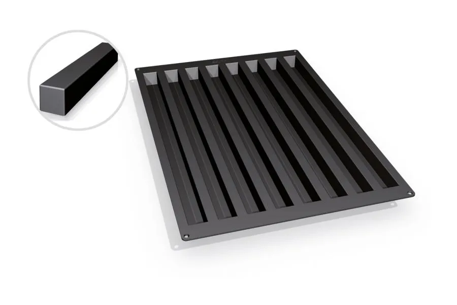 Stampo da forno Schneider scanalatura morbido 40 x 60 cm dimensioni 500 x 30 mm altezza 30 mm 115316