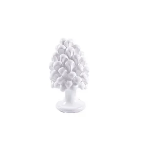 Pigna bianca 15cm artigianale
