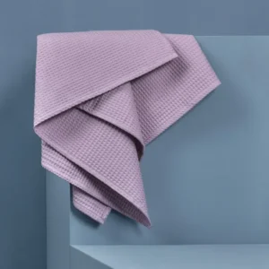Coperta per bebè waffle piqué rosa