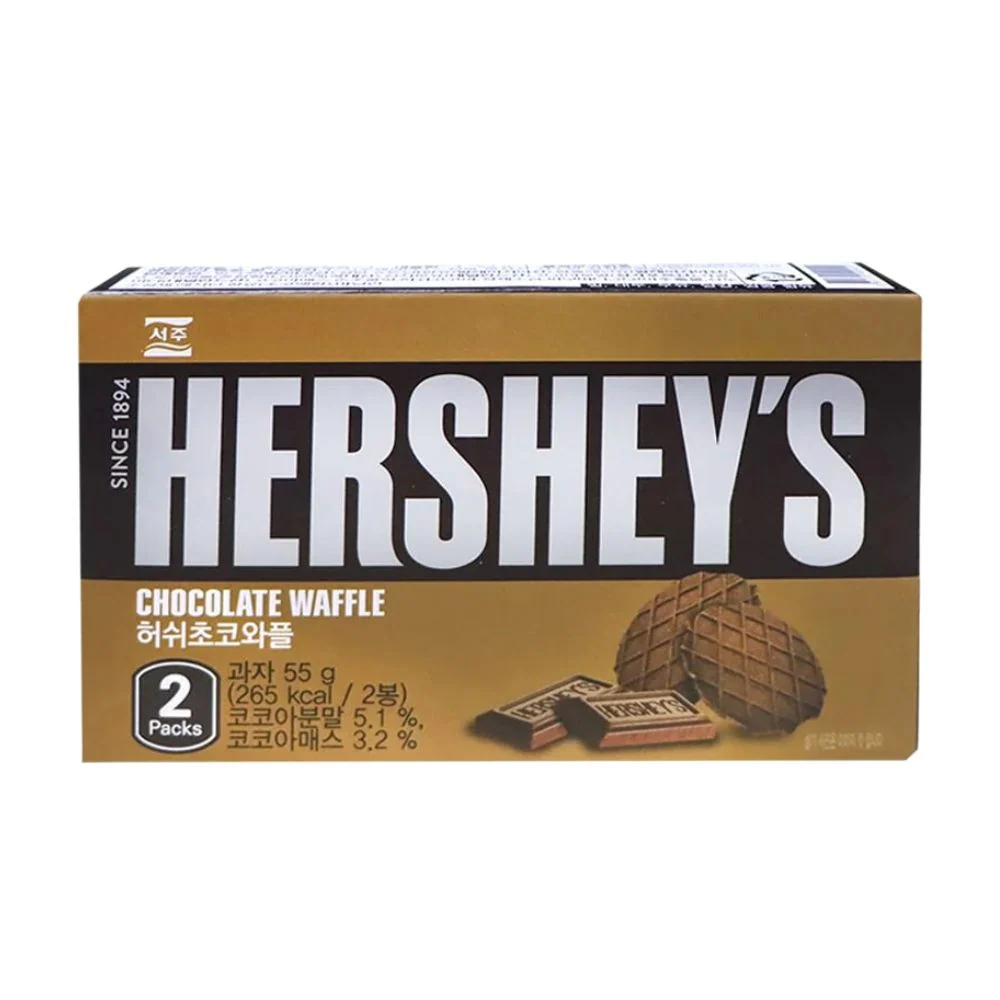 Hershey's Chocolate Waffle, waffle al gusto di cioccolato da 55g