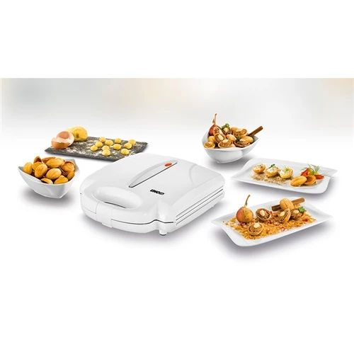 Piastra per waffle Unold 48360, 1400W, bianca