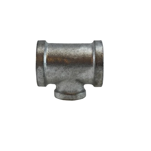 2-1/2" X 1/2” Galvanized Malleable Reducing Tee Fittings 64340