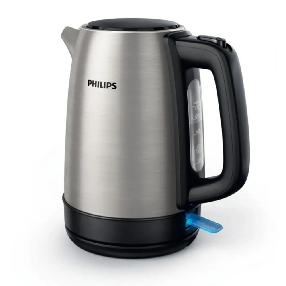 Bollitore Philips HD9350/90 1,7L 2200W Inox Nero Acciaio Acciaio inossidabile polipropilene 2200 W 1,7 L