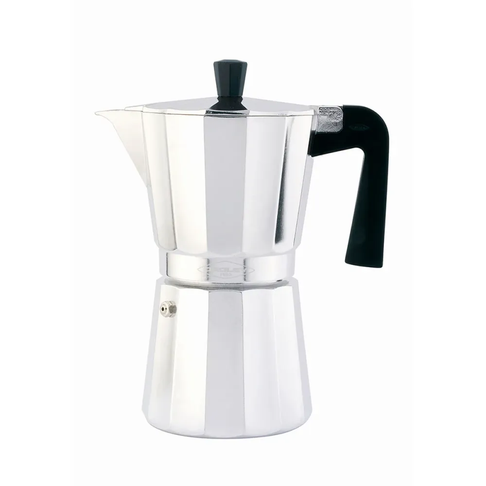 Caffettiera Italiana Oroley Alluminio con Sistema Antigoccia