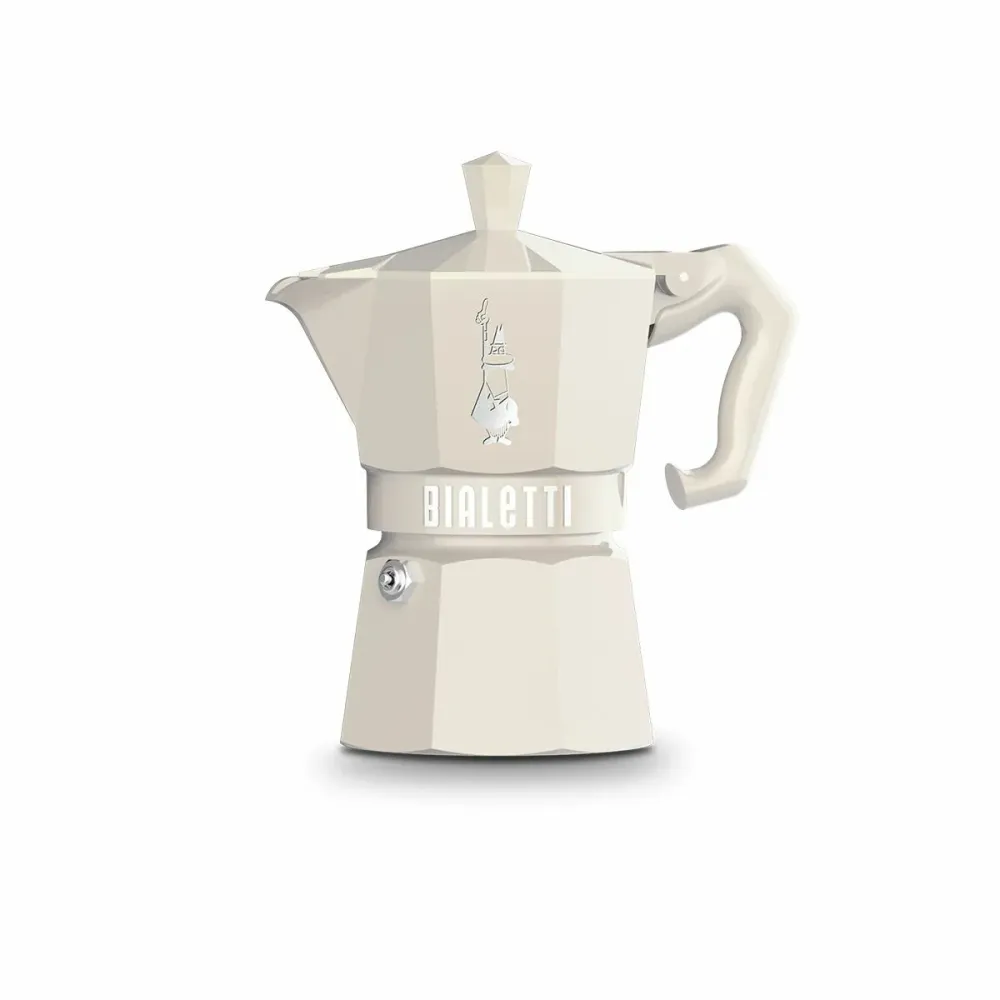 Accessori per Latte Caffettiera Italiana Bialetti MOKA ESCLUSIVA CREAM 3T Crema Alluminio 3 Tazze