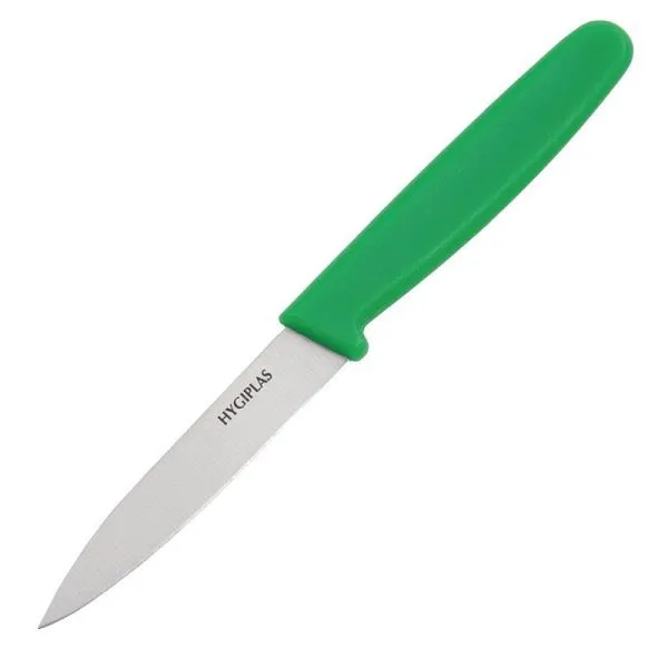 Coltello da cucina Hygiplas 7cm verde C545