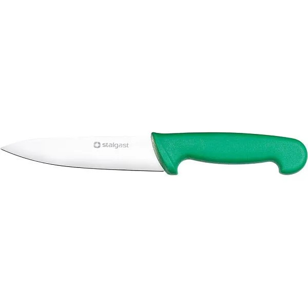 Coltello da cucina Stalgast HACCP manico verde lama acciaio inossidabile 22 cm MS0922210