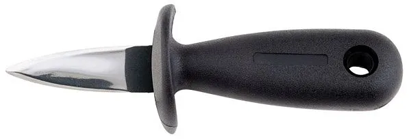 Coltello per ostriche APS circa 15 cm acciaio inossidabile impugnatura ergonomica antiscivolo poliammide 88840