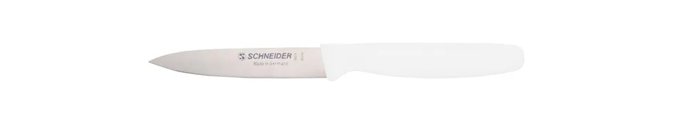 Coltello per verdure Schneider manico bianco 10 cm 260865